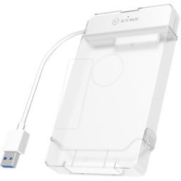 ICYBOX ICY IB-AC703-U3 - Carcasa externa para disco duro/SSD SATA de 2,5'', USB 3.0, adapt