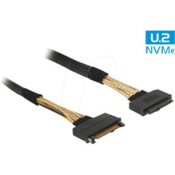 DELOCK 85738 - Cable U.2 SFF-8639 St. > SFF-8639 BU. 0,5 m