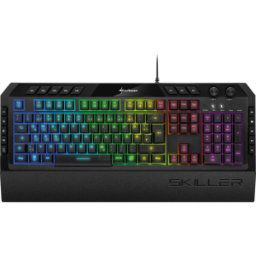SHARKOON SHARK SGK5 - Teclado para juegos, USB, RGB, DE