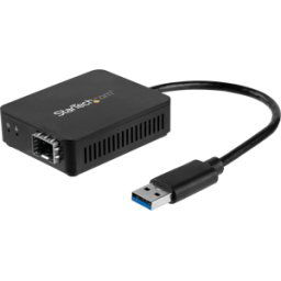 STARTECH.COM ST US1GA30SFP - Tarjeta de red, USB 3,0, Fast Ethernet, 1x SFP