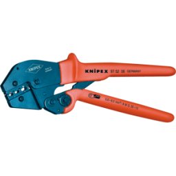 KNIPEX KN 97 52 13 - Crimpadora, 250 mm, terminales de cable de tubo y crimpado no ai