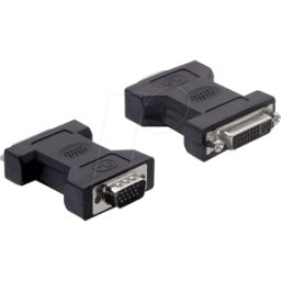 DELOCK 65017 - Adaptador DVI, conector hembra DVI 24+5 a conector macho VGA