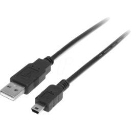 STARTECH.COM ST USB2HABM2M - Cable USB 2,0, Un macho a Mini B macho, 2 m..