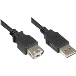 GOOD CONNECTIONS GC 2511-EU005 - Cable USB 2.0, enchufe EASY a a conector hembra, 0,5 m