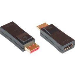 GOOD CONNECTIONS GC HDMI-DP14G - Adaptador DisplayPort, conector DP 1.4 a toma HDMI