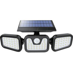 LUXULA SO700126 - Luminaria de pared solar, 2,5 W, 300 lm, 4000 K, sensor, IP54