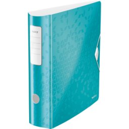 LEITZ 11060051 - Carpeta de calidad 180°, Active WOW, 80 mm, turquesa