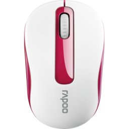 RAPOO M10P RT - Ratón (ratón), radio, rojo