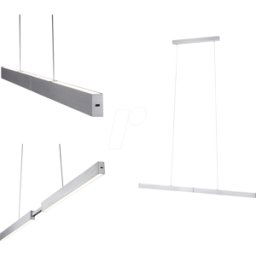 PAULMANN PLM 76988 - Lámpara colgante LED Aptare, 2700K, 2050lm, 2x16.5 W, reg