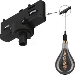 PAULMANN PLM 91387 - Adaptador pendular ProRail3, universal, máx. 1.150 W, neg