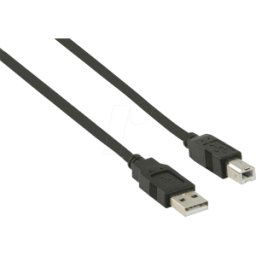 NEDIS N CCGP60100BK20 - Cable USB 2.0, conector a > conector B, 2 m, negro