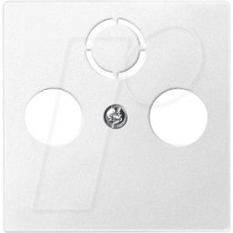MERTEN EL SM 297519 - Sistema M, placa central, toma de antena, blanco polar, acabado