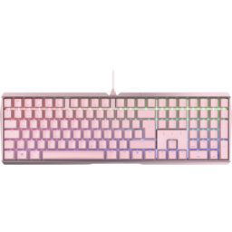 CHERRY G80-3874LWADE-9 - Teclado para juegos, USB, RGB, MX SILENT RED, rosa, ES