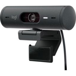 LOGITECH B500 SW - Webcam LOGITECH BRIO 500, Full HD, grafito