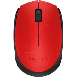 LOGITECH M171 RT - Ratón (ratón), radio, M171, rojo