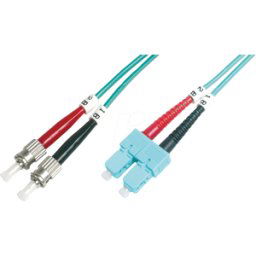 DIGITUS DIGI DK2512-02-3 - Cable de conexión de fibra óptica multimode OM 3, ST/SC