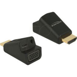 DELOCK 65895 - Adaptador HDMI, conector HDMI-a a conector hembra VGA