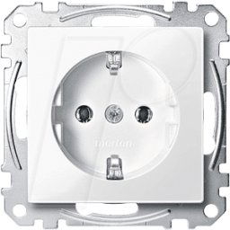MERTEN EL SM 23010319 - Sistema M, toma de corriente, CEE 7/3 - tipo F, blanco polar, br