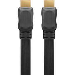 GOOBAY 61278 - Cable plano HDMI™ de alta velocidad con Ethernet, 1,5 m