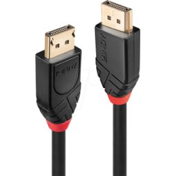 LINDY 41081 - Cable DisplayPort 1.2, 4K 60 Hz, activo, 20,0 m