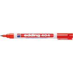 EDDING 404RT - Marcador permanente, 0,75 mm, rojo