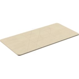 LOGILINK EO0040 - Tablero de mesa de madera dividido en 3 partes, 1200 x 600 mm, m
