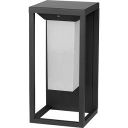 V-TAC VT-21784 - Luminaria de bolardo solar LED, 2 W, 220 lm, 3000 K, gris, senso