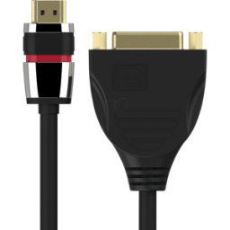 PURELINK PURE ULS020 - Adaptador Portsaver, HDMI macho a DVI hembra, Ultimate serie