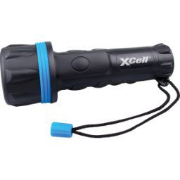 XCELL 149402 - Linterna LED, 50 lm, negro, 2 pilas D