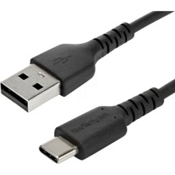 STARTECH.COM ST RUSB2AC1MB - Cable USB 2,0 USB-A a USB-C, aramida Kevlar®, 1 m, SW