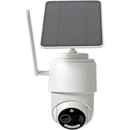 NEDIS N SIMCBO50WT - Cámara de vigilancia, 4G / LTE, exterior, incl. Panel sol