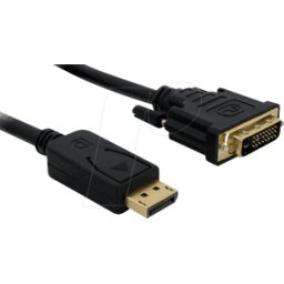 DELOCK 82593 - Cable adaptador, conector macho DisplayPort 1.1 a conector macho
