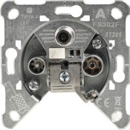 GIRA FS 302 F - Enchufe de antena FS 302 F 1,5 - 2,0 dB