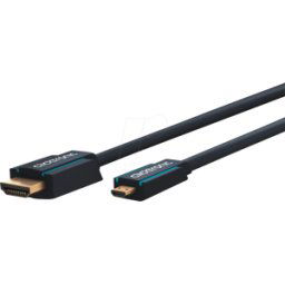 CLICKTRONIC CLICK 70328 - Cable adaptador micro HDMI de alta velocidad, 4K, 2m