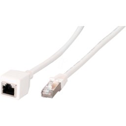 EFB-ELEKTRONIK EFB K5546WS.2 - Alargador de cable de interconexiones, Cat.6a, blanco, 2m