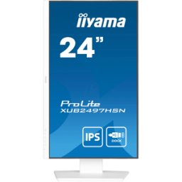 IIYAMA IIY XUB2497HSNW2 - Monitor de 61cm, 1080p, altavoz, puerto USB. LAN, pivote