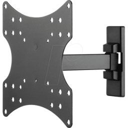 GOOBAY 49713 - TV montaje en pared, inclinable, giratorio, 23 ''- 42'', negro