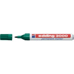 EDDING 3000GN - Marcador permanente, 1,50 - 3,00 mm, verde
