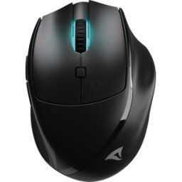 SHARKOON SHARK M25W SW - Ratón (ratón), radio/USB, RGB, negro