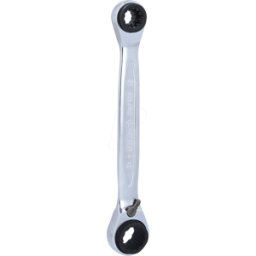 KS TOOLS GMBH KS 503.4565 - Llave de boca cerrada con carraca doble, conmutable, 4in1