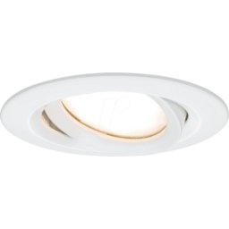 PAULMANN PLM 93681 - Luminaria empotrada led NOVA 1 x 6,8 W, 2700 K, blanco mate