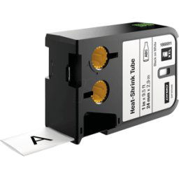 DYMO XTL 1868811 - Tubo termorretráctil XTL, 24 mm, negro/blanco
