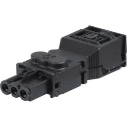 WIELAND GST 15I3 B ZR1 S - Conector - conector hembra, conector hembra, negro