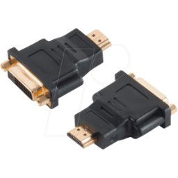 SHIVERPEAKS SHVP BS77400 - Adaptador HDMI enchufe a DVI-D (24 + 1) zócalo, chapado e