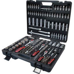 KS TOOLS GMBH KS 917.0779 - 1/4''+3/8''+1/2'' juego de llaves de vaso, 179 piezas