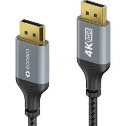 SONERO SON SPC-DP100-10 - DisplayPort 1.2 cable, 4K 60 Hz, 1.0 m