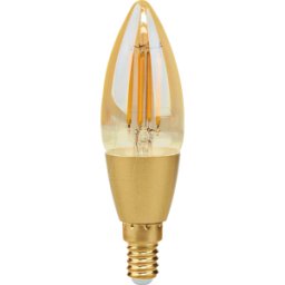 NEDIS N WIFILRF10C37 - Smart Light, lámpara, E14, 4,9 W, WiFi, filamento