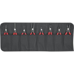 KNIPEX KN 00 19 58 V02 - Juego de herramientas, alicates, anillos de seguridad, 8 piezas