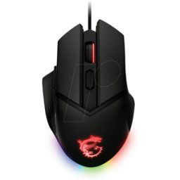 MSI GM20E - Ratón para juegos (ratón), RGB, negro