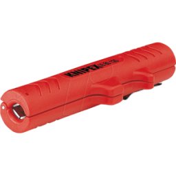 KNIPEX KN 16 80 125 SB - Herramienta pelacables, 125 mm, para cables redondos, 8,0-13,0 m